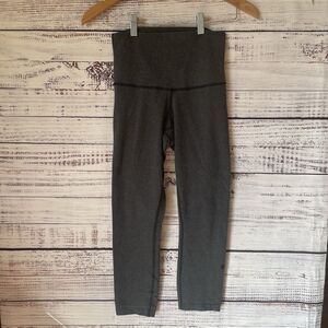 Lululemon Leggings Women's Wunder Under (see details) 2 Crop High Rise 21" Gray